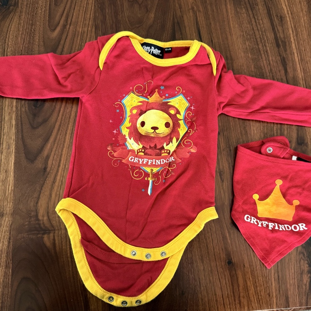 Official Harry Potter Gryffindor Baby Onesie